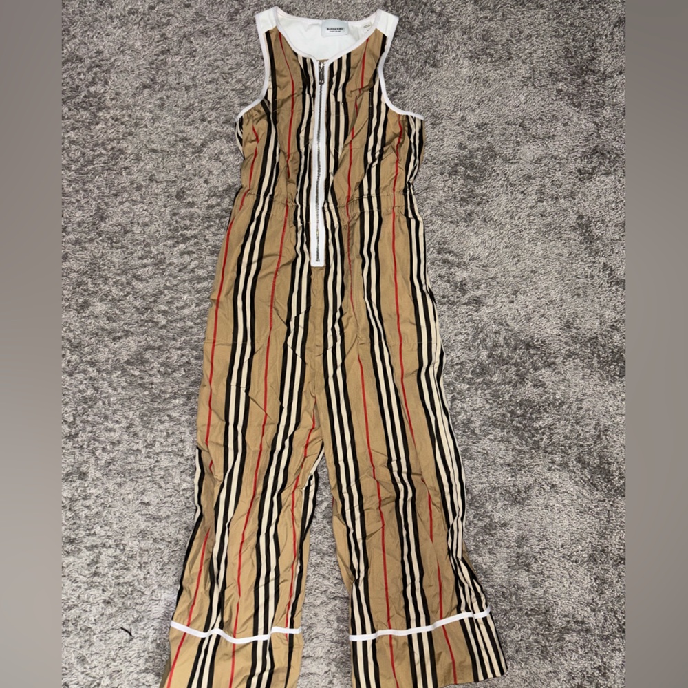 Burberry Kids Tan Jumpsuit